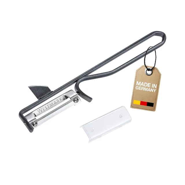 westmark-black-edition-106177e1-plucheur-de-pommes-de-terre-pendulaire-lame-acie image 1