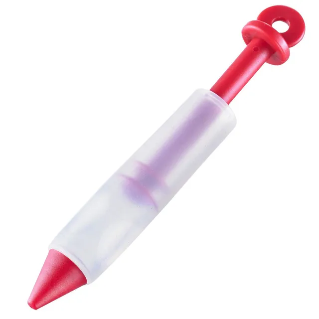 westmark-31112280-stylo-de-d-coration-p-tisserie-en-silicone-blanc-rouge-transpa image 1