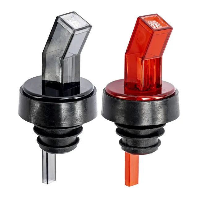 westmark-41242270-bec-verseur-lot-de-2-becs-verseurs-avec-fonction-tamis-rouge-a image 1