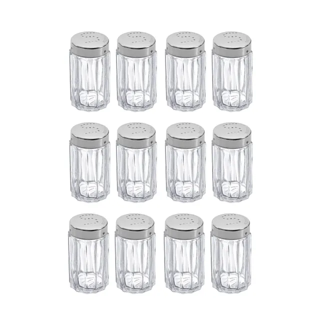 westmark-63012611-pr-sentoir-sel-traditionnel-en-verre-et-acier-inoxydable-50-ml image 1