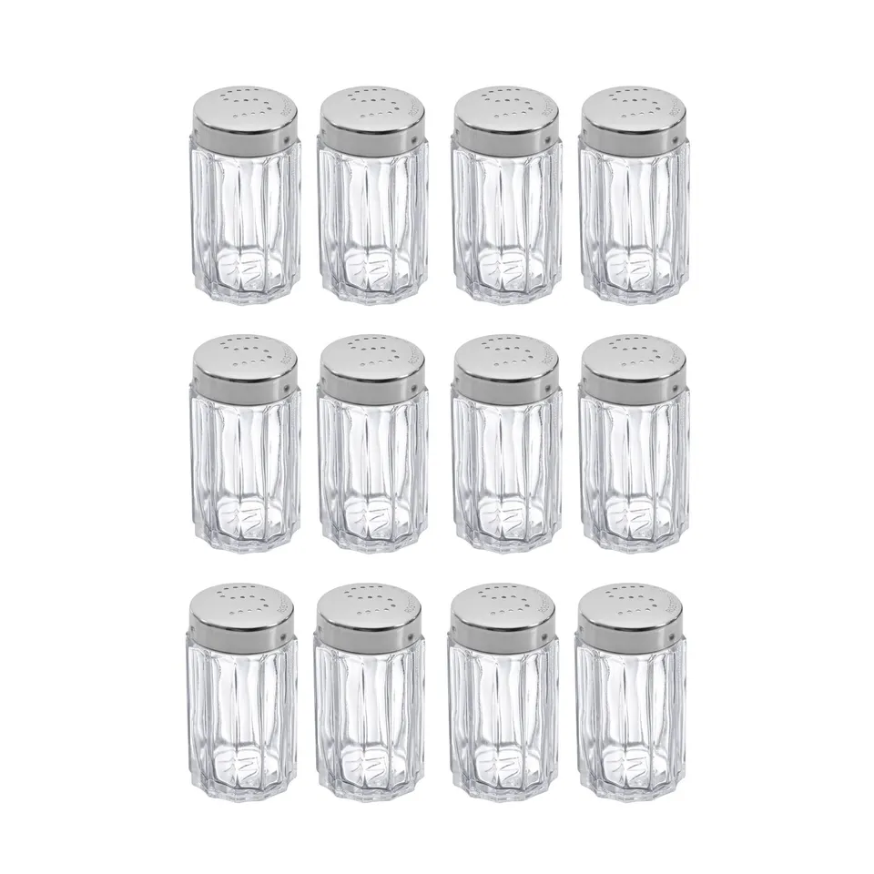 westmark-63012611-pr-sentoir-sel-traditionnel-en-verre-et-acier-inoxydable-50-ml image 1