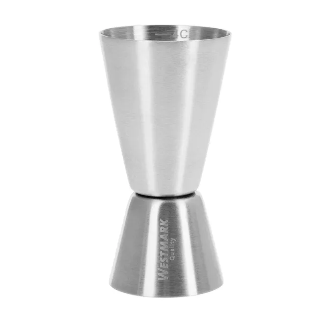 westmark-jigger-mesure-de-bar-inox-2-4-cl-forme-sablier-argent-62772260 image 1
