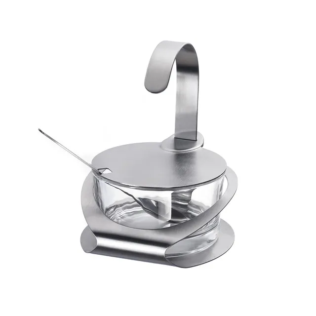westmark-65112260-wien-pot-parmesan-sucre-4-pi-ces-150-ml-en-verre-et-acier-inox image 1