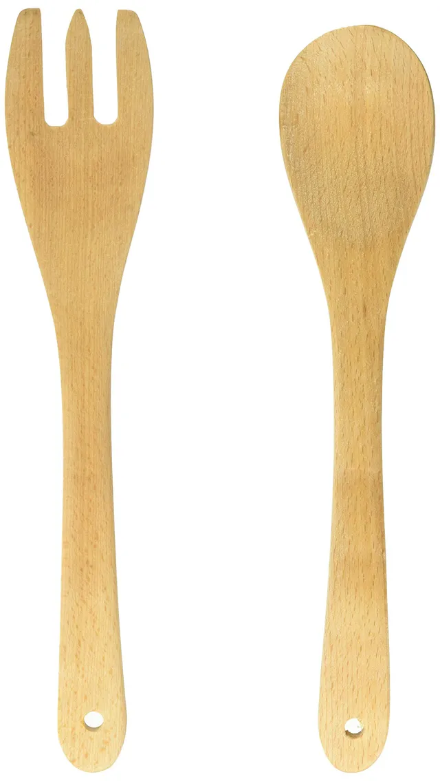 westmark-woody-13942270-set-de-2-couverts-salade-en-bois-de-h-tre-31-cm-beige-id image 1