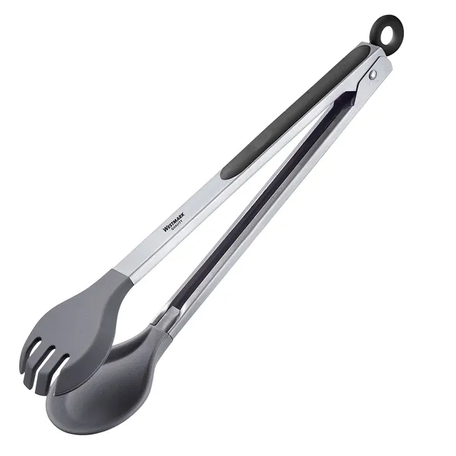 westmark-16202270-pince-dessert-en-acier-inoxydable-pince-buffet-ronde-en-silico image 1