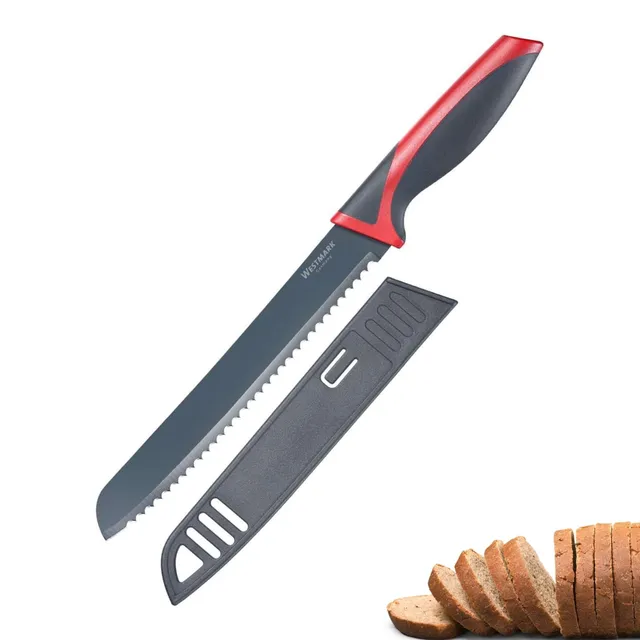 westmark-couteau-pain-longue-lame-dentel-e-20-cm-avec-prot-ge-lame-acier-inoxyda image 1