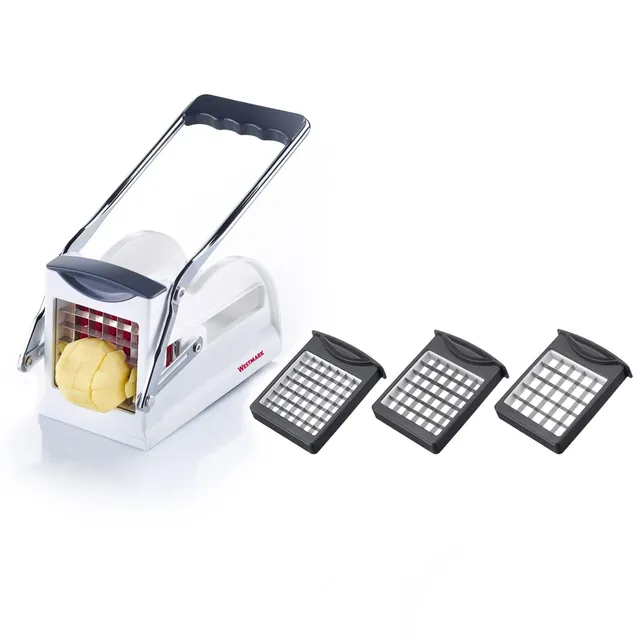 westmark-easy-stix-11802260-coupe-frites-et-l-gumes-3-inserts-acier-inoxydable image 1