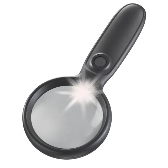 westmark-loupe-avec-lampe-led-loupe-optique-grossissement-4x-verre-de-haute-qual image 1
