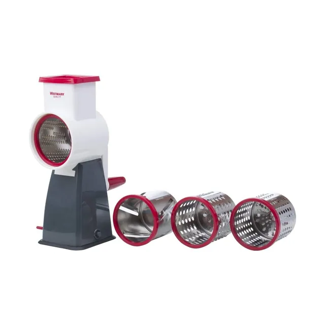 westmark-r-pe-tambour-avec-4-tr-mies-de-coupe-r-pe-rabot-tambour-acier-inoxydabl image 1