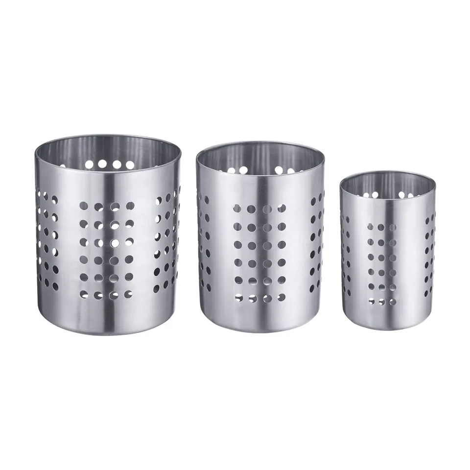 westmark-690222e6-lot-de-3-paniers-couverts-en-acier-inoxydable-argent-3-tailles image 1