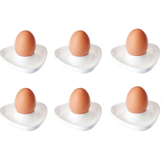 westmark-20702241-coquetiers-triangulaires-empilables-lot-de-6-plastique-ps-blan image 1