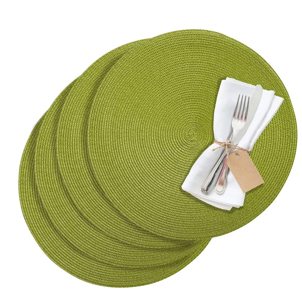 westmark-circle-01211095154-lot-de-4-sets-de-table-ronds-synth-tiques-lavables-3 image 1