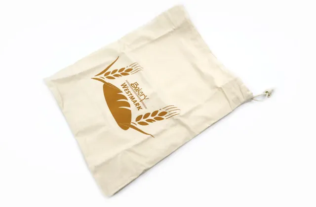 westmark-32102270-sac-pain-en-pur-coton-avec-cordon-de-serrage-blanc image 1