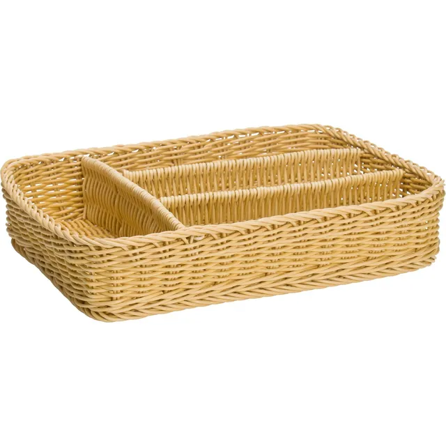 saleen-2038808-grand-panier-couverts-tiss-ca-39-5-x-28-x-8-5-cm-beige-clair-apte image 1
