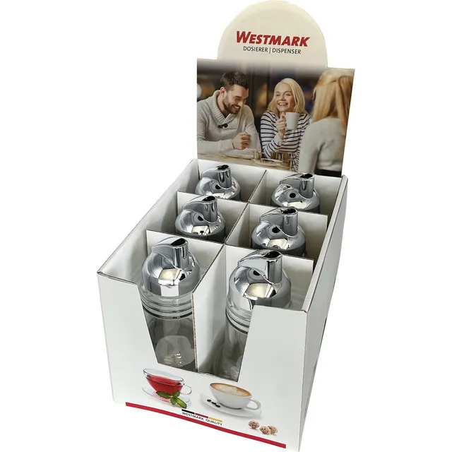 westmark-paris-chrome-63492611-pr-sentoir-multi-usages-6-verres-150-ml-verre-pla image 1