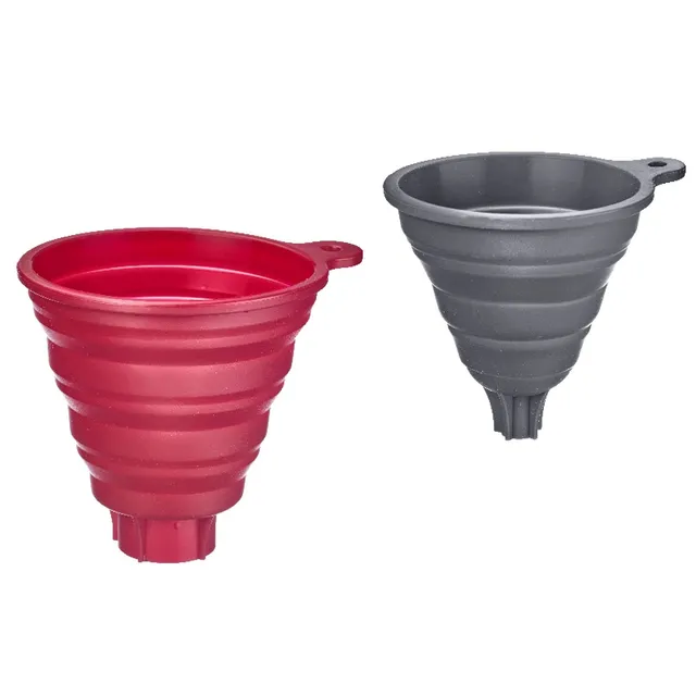westmark-21212270-lot-d-entonnoirs-en-silicone-2-pi-ces-10-et-11-cm-retroussable image 1