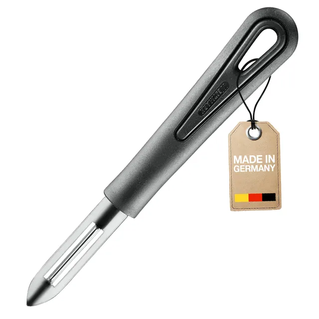 westmark-plucheur-gentle-28062270-lame-fixe-acier-inoxydable-bidirectionnel-droi image 1