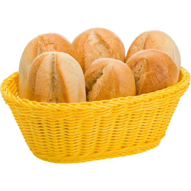 westmark-saleen-2039289-corbeille-ovale-conique-26-x-18-5-x-9-cm-jaune-citron-tr image 1