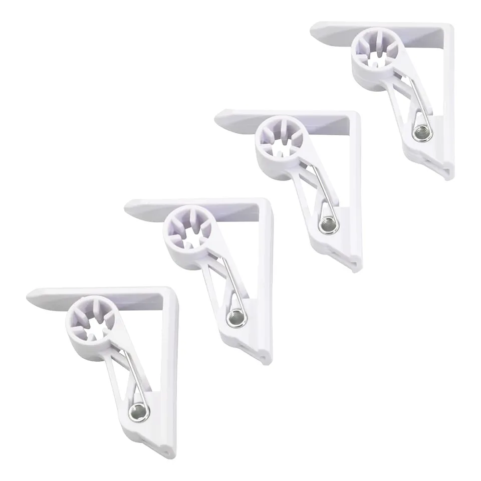 westmark-set-de-4-pinces-nappes-avec-m-canisme-ressort-plastique-abs-aluminium-b image 1