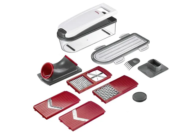 westmark-97112260-dicer-star-plus-coupe-l-gumes-mandoline-12-pi-ces-avec-r-cipie image 1