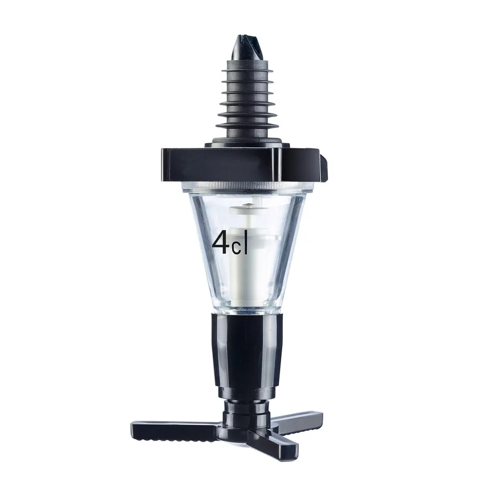 westmark-92402230-doseur-r-glable-4-cl-plastique-noir-transparent-pour-bouteille image 1