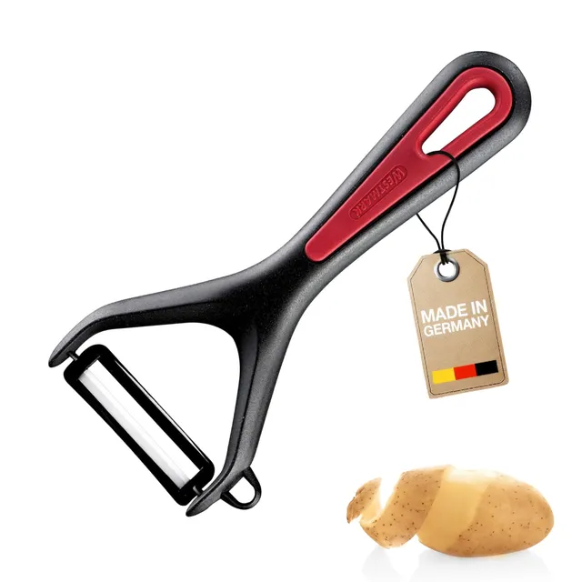 westmark-gallant-plucheur-l-gumes-et-asperges-lame-c-ramique-mobile-avec-emporte image 1