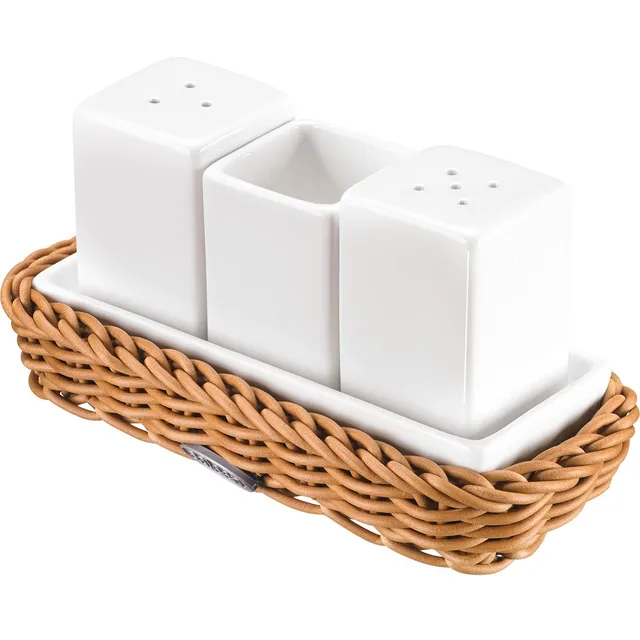 westmark-saleen-2102204160-panier-rectangulaire-effet-tress-avec-sali-re-et-poiv image 1
