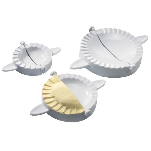 westmark-set-3-moules-raviolis-empanadas-et-pierogi-9-5-12-15-5-cm-avec-livret-d image 1