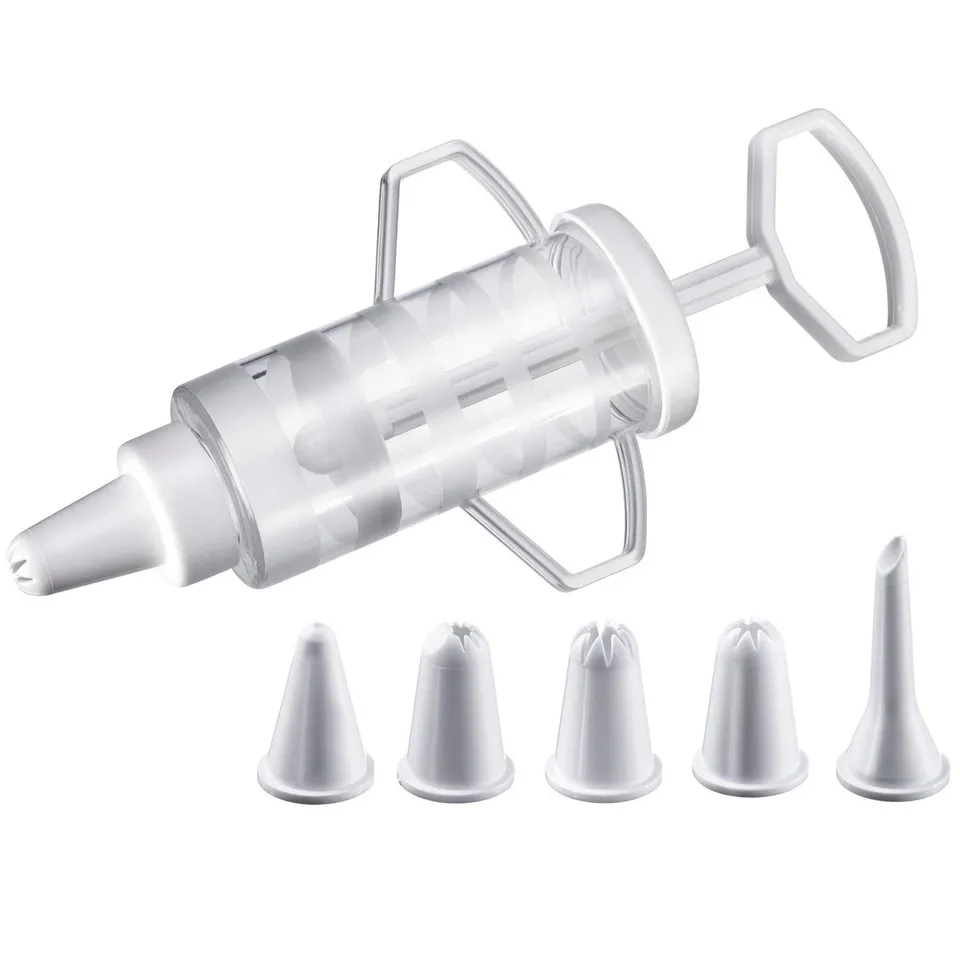 westmark-30772270-seringue-de-gla-age-p-tisserie-avec-5-douilles-capacit-100-ml- image 1
