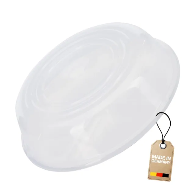 westmark-couvercle-d-assiette-micro-ondes-rond-25-cm-plastique-pp-transparent-sa image 1