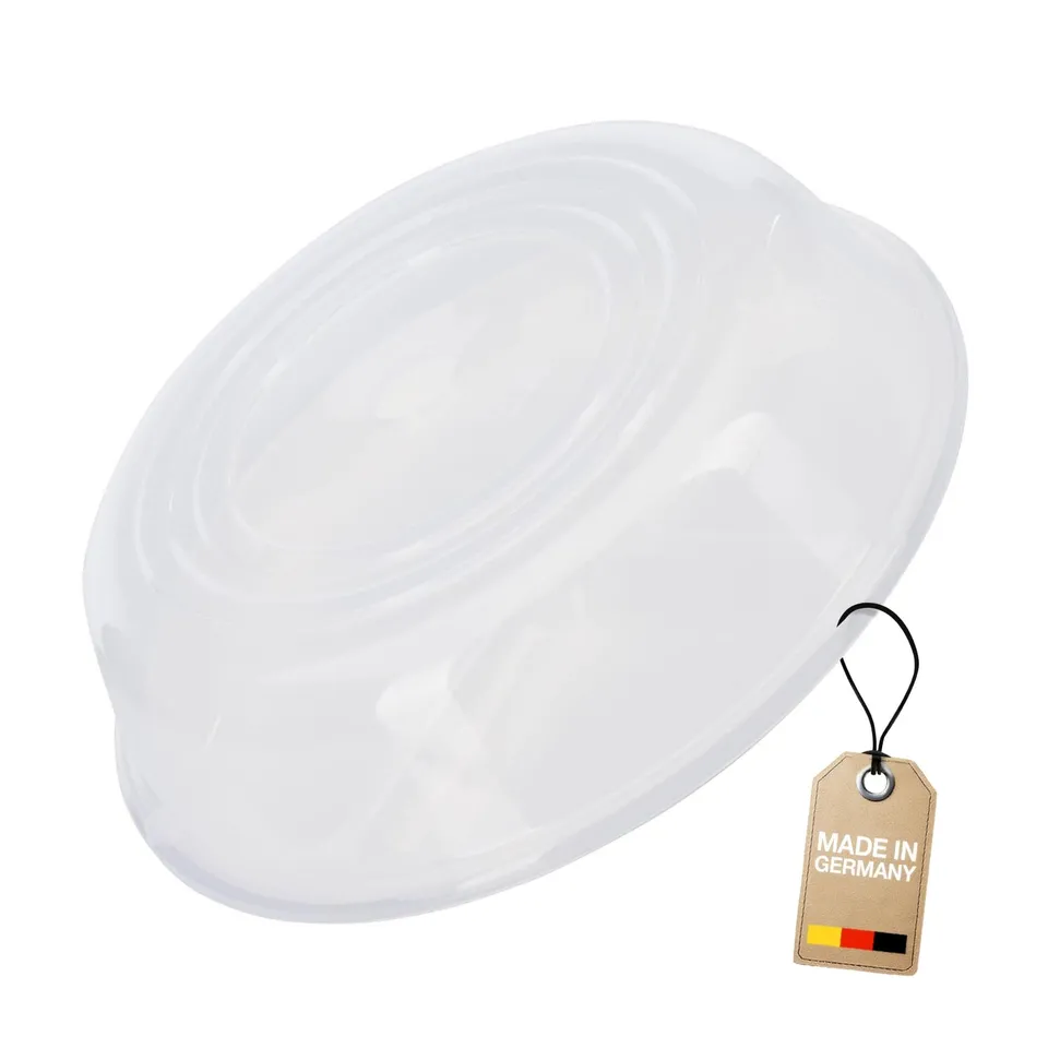 westmark-couvercle-d-assiette-micro-ondes-rond-25-cm-plastique-pp-transparent-sa image 1