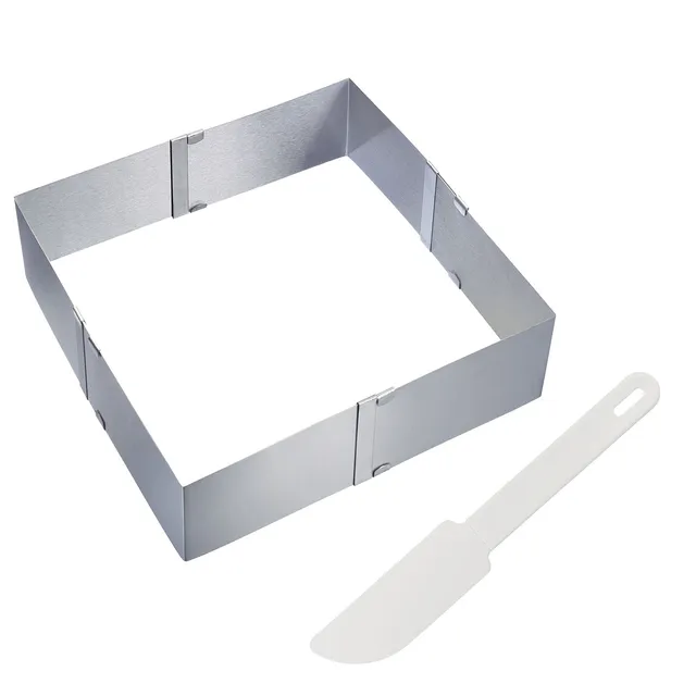 westmark-cadre-p-tisserie-r-glable-15-5-28-cm-en-acier-inoxydable-avec-grattoir- image 1