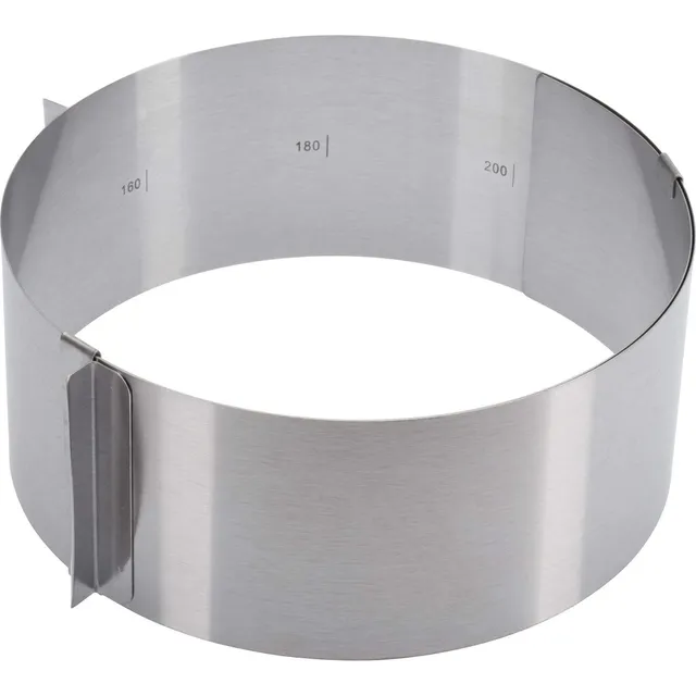 westmark-cercle-g-teau-r-glable-extra-haut-16-30-cm-acier-inoxydable-31312260 image 1