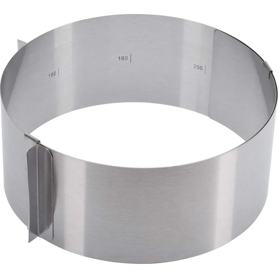 westmark-cercle-g-teau-r-glable-extra-haut-16-30-cm-acier-inoxydable-31312260 image 1