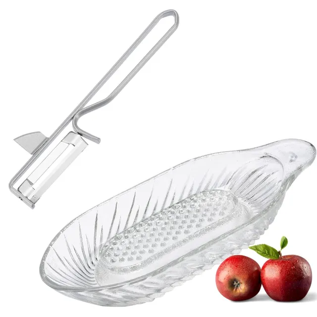 westmark-115222e6-r-pe-pomme-en-verre-et-plucheur-universel-set-de-2-pi-ces-inox image 1