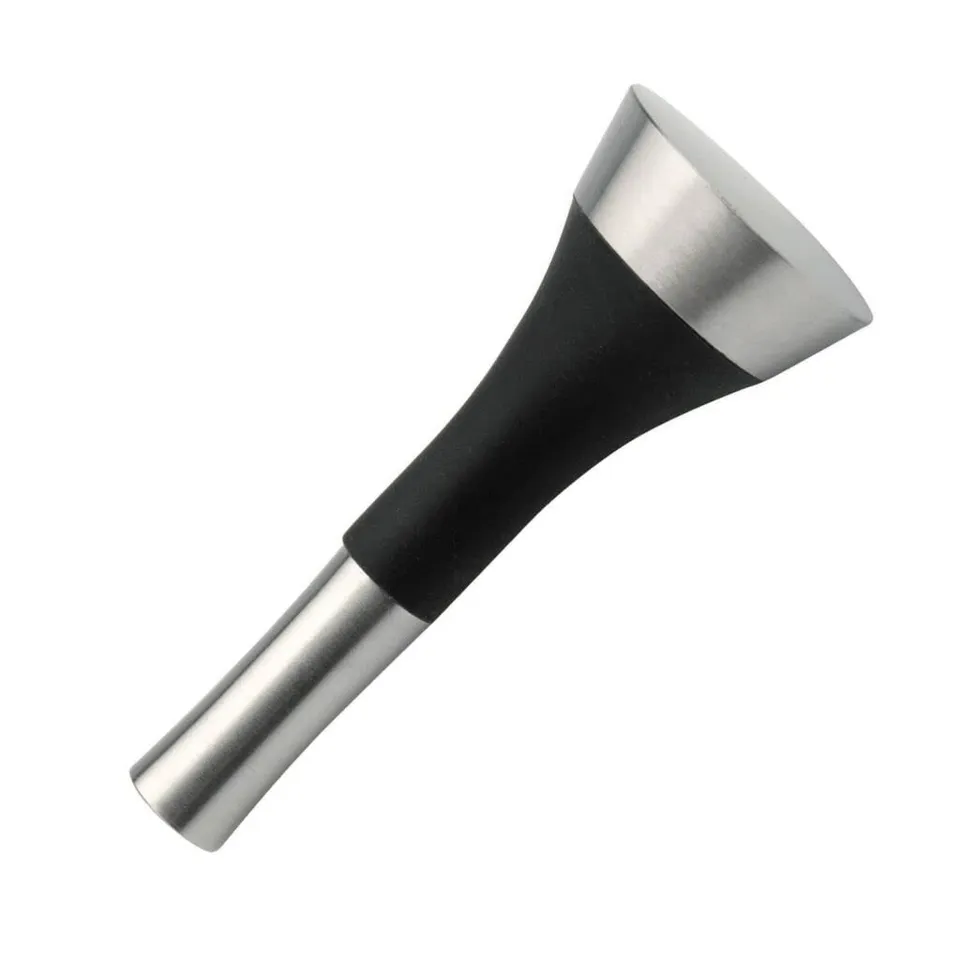 monopol-vino-61962280-bouchon-de-bouteille-de-vin-acier-inoxydable-argent-8-cm-j image 1