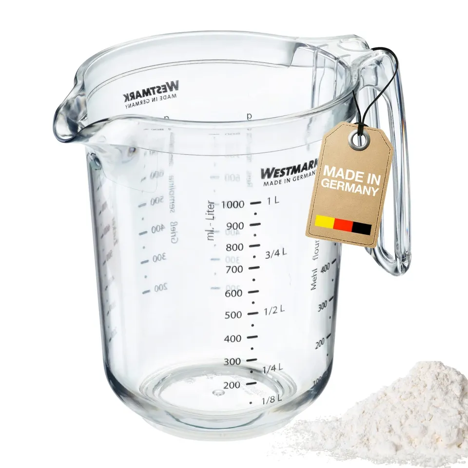 westmark-gerda-30682270-pichet-mesureur-1-litre-gradu-multilingue-en-plastique-t image 1