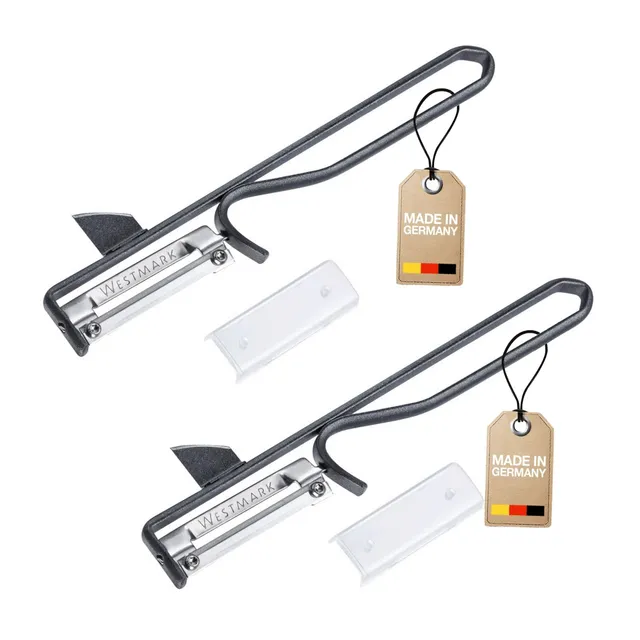 westmark-plucheur-black-edition-lot-de-2-plucheur-pendulaire-ergonomique-lame-ac image 1