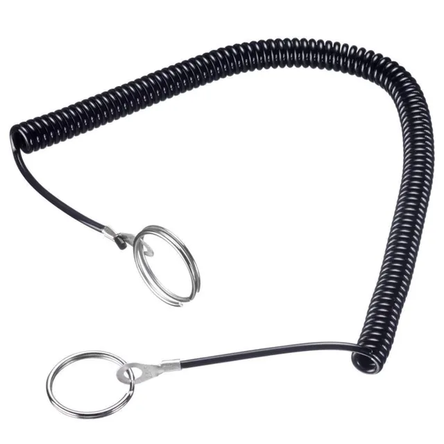 westmark-cha-ne-spirale-avec-2-anneaux-acier-25-mm-extensible-25-200-cm-pour-pin image 1