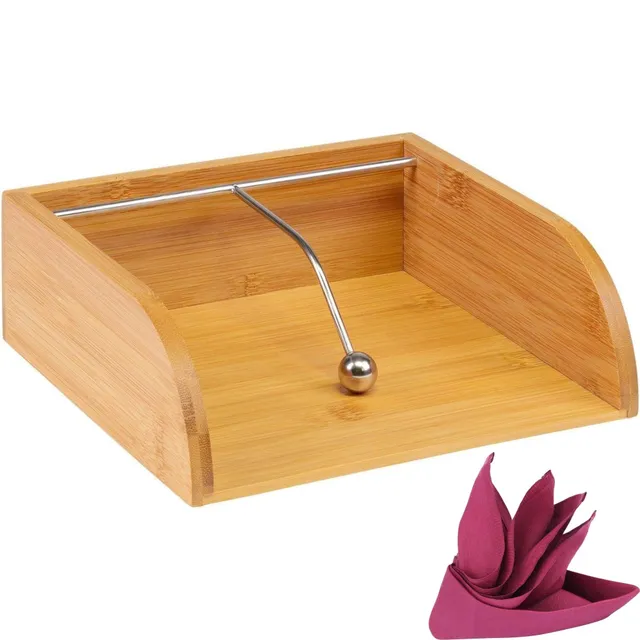 westmark-tapas-friends-69942270-porte-serviettes-distributeur-avec-poids-en-acie image 1
