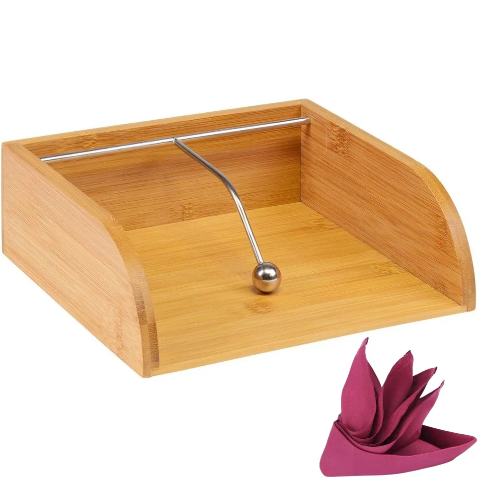 westmark-tapas-friends-69942270-porte-serviettes-distributeur-avec-poids-en-acie image 1