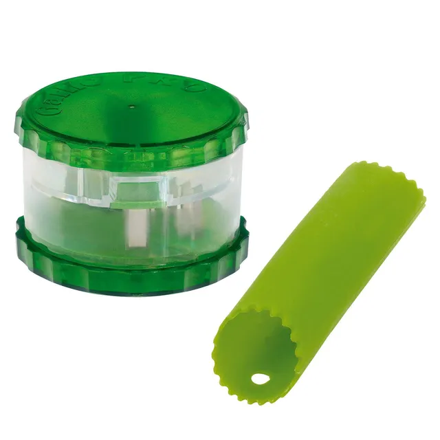 westmark-knofix-11942260-coupe-ail-avec-20-lames-et-plucheur-roulette-acier-inox image 1