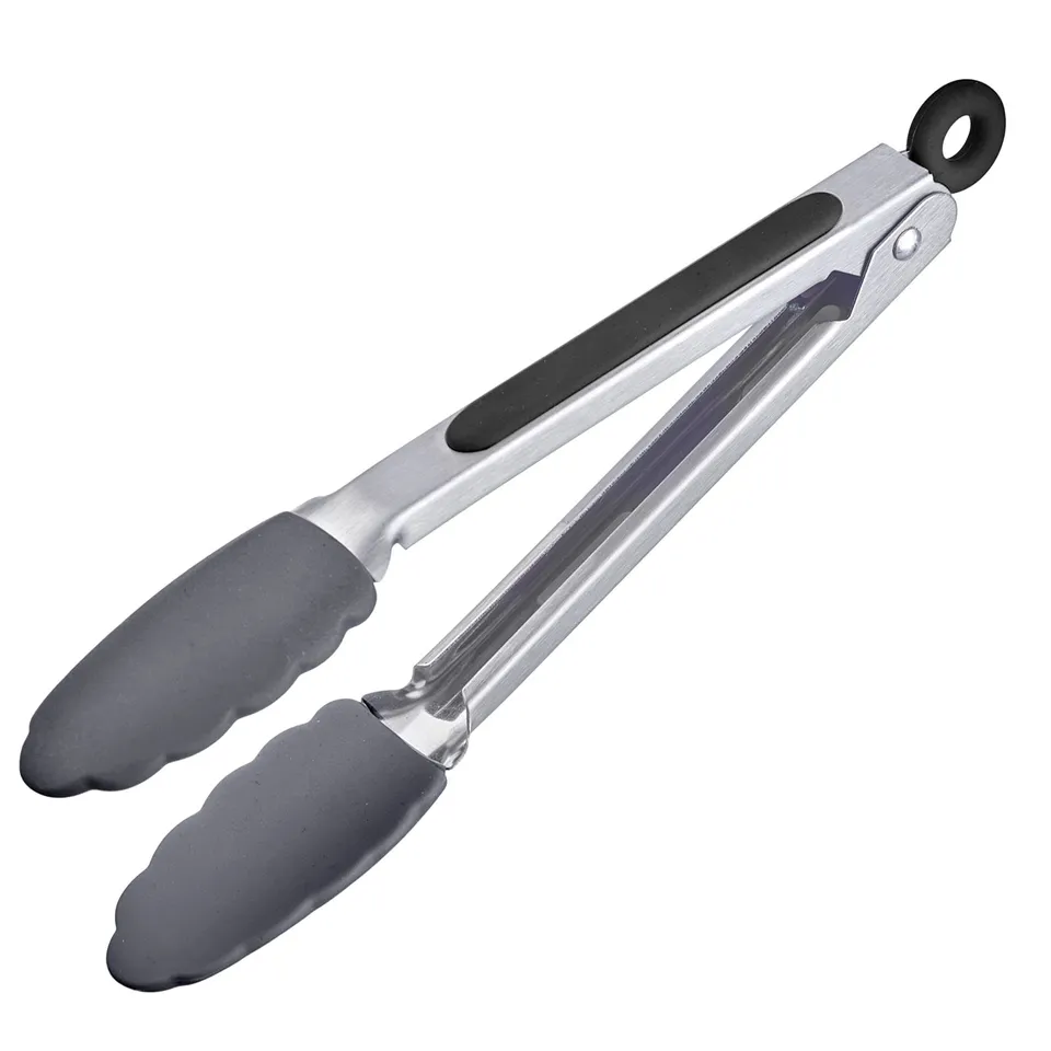 westmark-pince-de-service-classic-silicone-midi-27-cm-languettes-silicone-antiad image 1