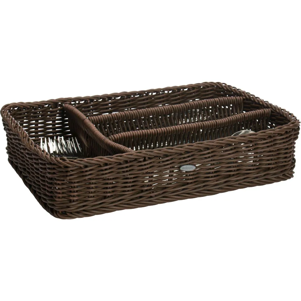 westmark-saleen-2038807-grand-panier-couverts-marron-39-5-x-28-x-8-5-cm-corbeill image 1