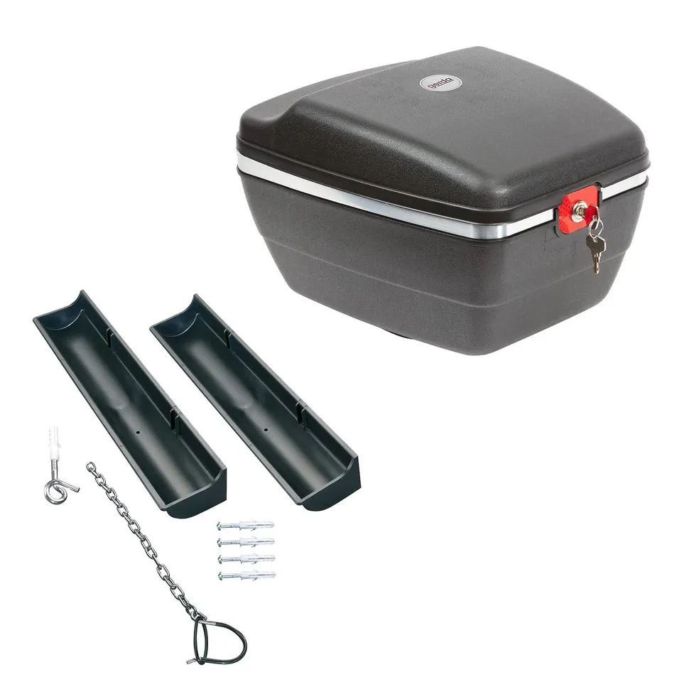 westmark-touring-5430gee9-coffre-de-v-lo-verrouillable-14-litres-avec-support-mu image 1