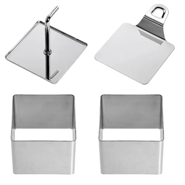 westmark-16342260-emporte-pi-ce-carr-lot-de-4-en-m-tal-6-5-x-6-5-cm-d-coupe-p-te image 1