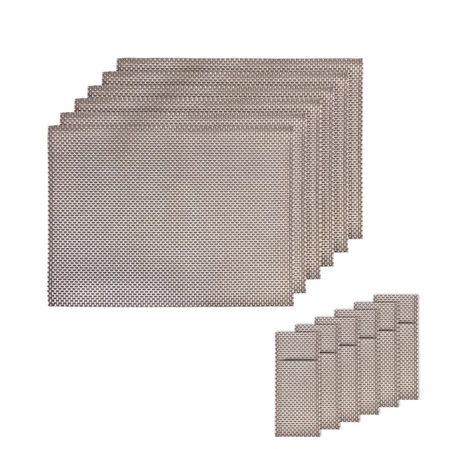 westmark-elegance-lot-de-12-sets-de-table-pochettes-couverts-dition-saleen-synth image 1