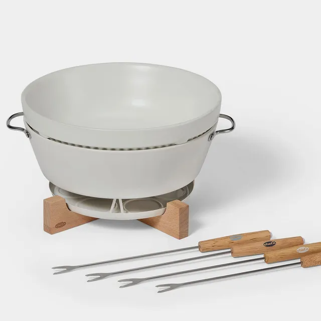 chef-n-sweet-spot-service-fondue-compact-sans-fil-bougie-chauffe-plat-avec-bol-e image 1