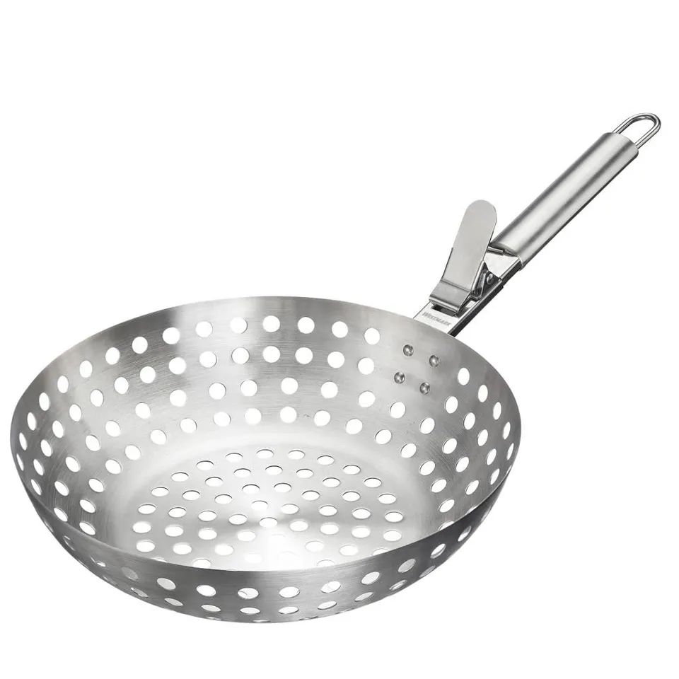 westmark-wok-de-barbecue-en-acier-inoxydable-perfor-poign-e-amovible-passe-au-la image 1