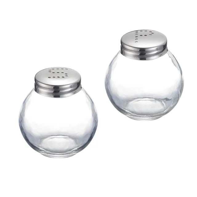 westmark-roma-sali-re-et-poivri-re-set-de-2-en-verre-et-acier-inoxydable-50-ml-r image 1